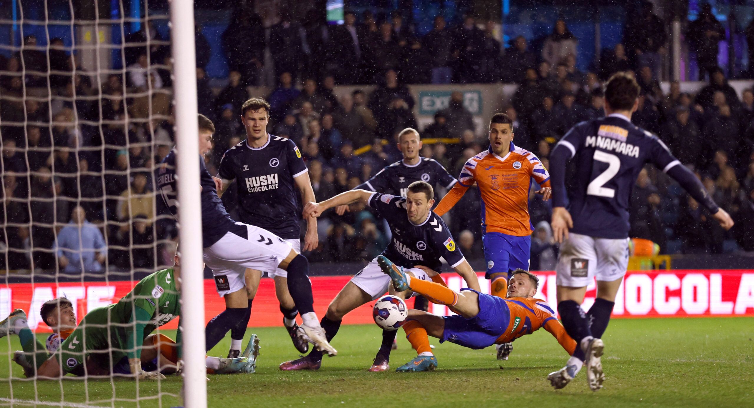 Millwall 2-1 Swansea: FLW reports Lions win back-to-back games after hectic second half